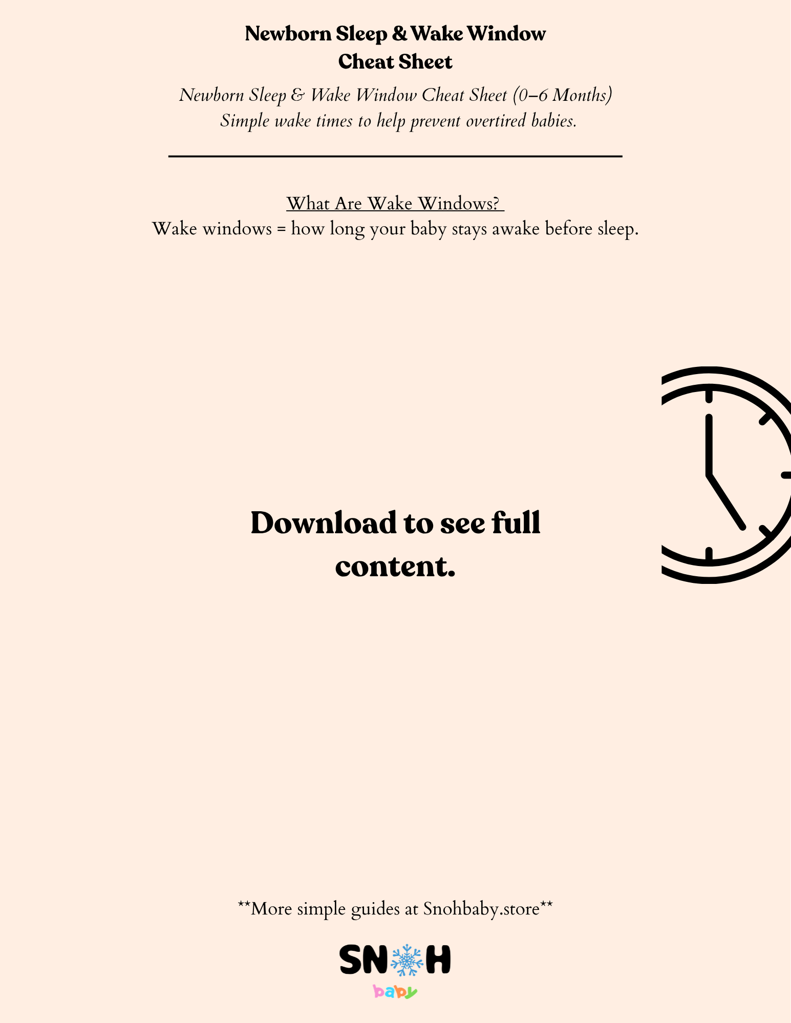 Wake Windows (FREEBIE)
